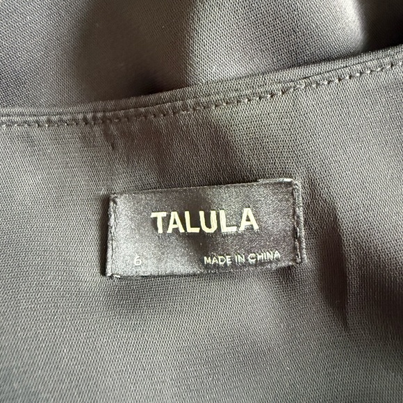 Talula Black Wrap Dress Vneck - Picture 8 of 8